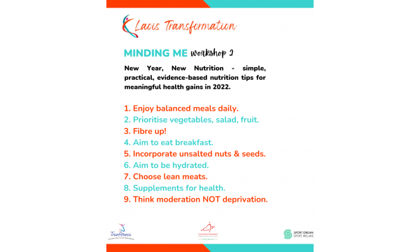 Nutrition tips for 2022 and beyond